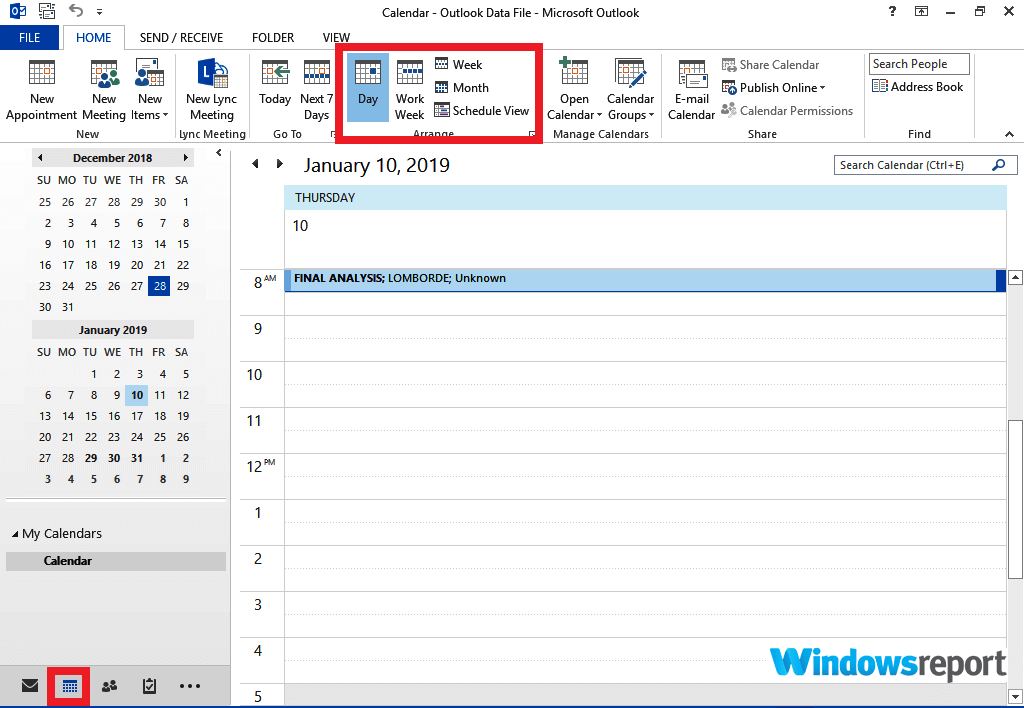 giving permissions to share calendar for outlook mac